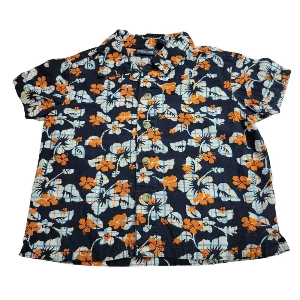 Cherokee Hawaiian luao shirt 2T